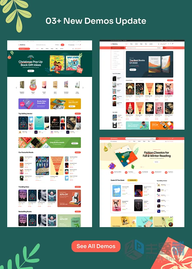 图片[1]-Bookory专业版-轻量书籍销售书店WooCommerce WordPress主题-主题铺