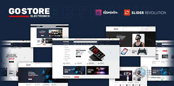 GoStore专业版(更新到1.7.1)-Elementor自定义WooCommerce WordPress主题下载-主题铺