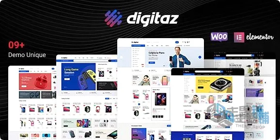 Digitaz-创意电子科技WooCommerce主题-主题铺