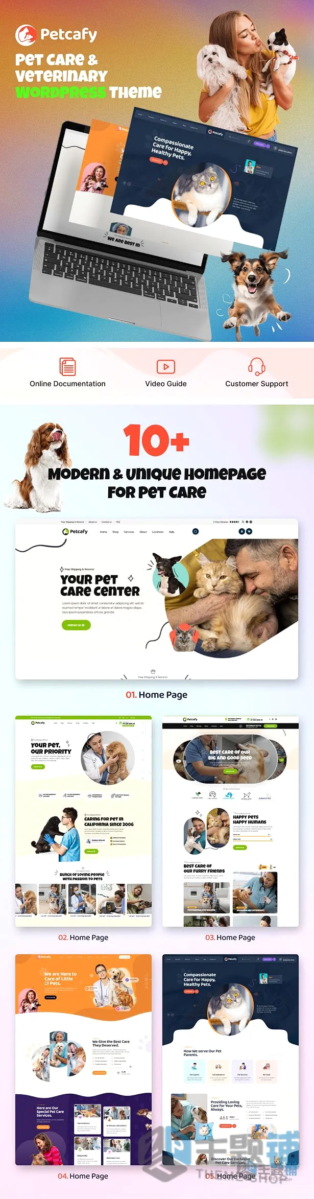 图片[1]-Petcafy-WordPress宠物护理和宠物商店主题-主题铺