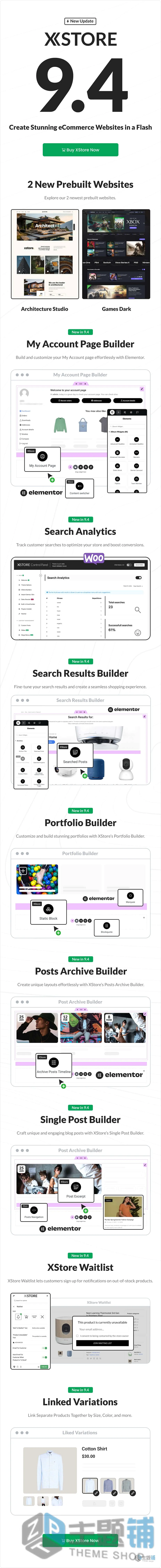 图片[1]-XStore完美汉化中文版(更新到9.7.5)-自定义多功能WooCommerce WordPress主题下载-主题铺