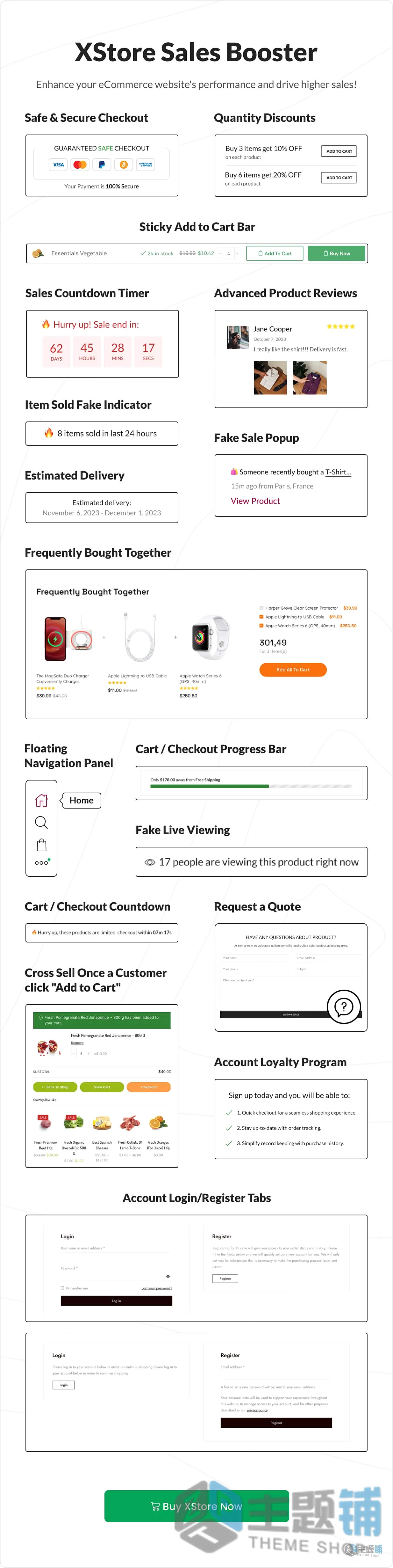 图片[2]-XStore完美汉化中文版(更新到9.7.5)-自定义多功能WooCommerce WordPress主题下载-主题铺