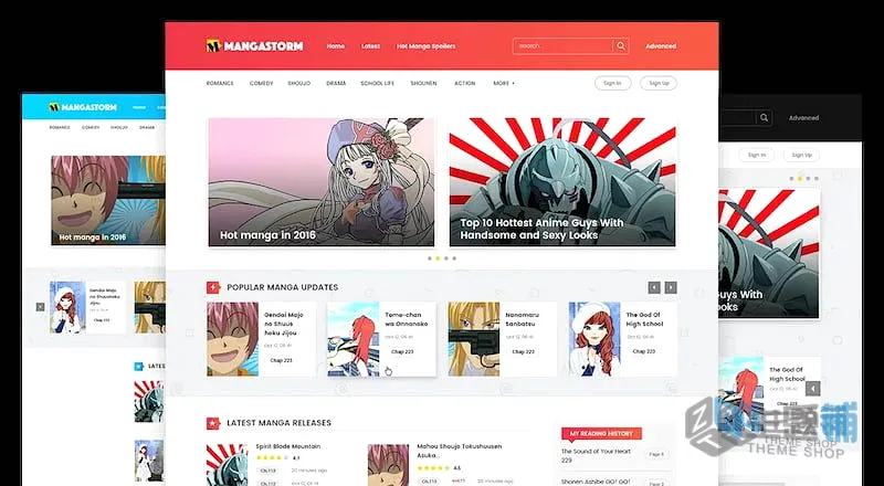 Madara汉化中文版(更新到2.2.7.1)-响应式WordPress漫画小说主题模板下载-主题铺