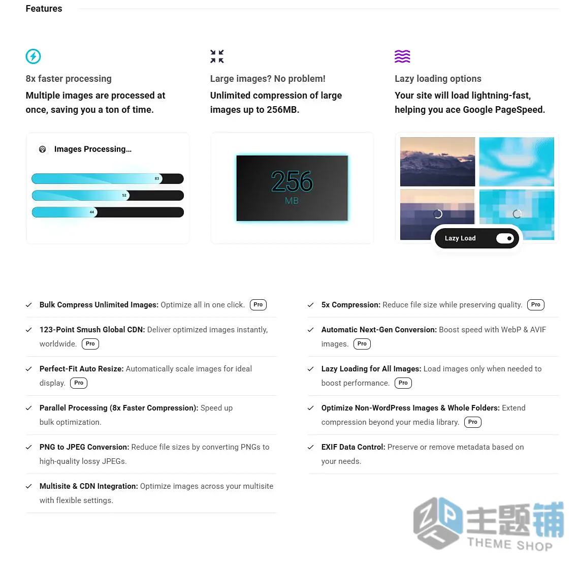 图片[2]-WP Smush Pro汉化中文版(更新到4.0.3)-高级WordPress图片压缩优化插件下载-主题铺