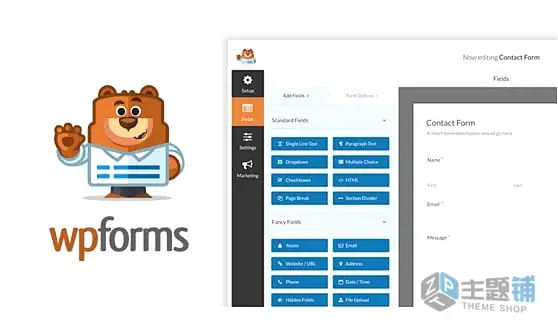 WPForms Pro完美汉化中文版(更新到1.10.0.4)-可视化自定义表单设计WordPress插件下载-主题铺