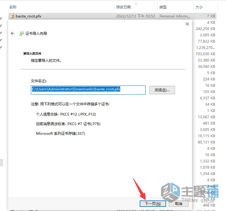 图片[6]-BT面板开启SSL并设置浏览器信任自签名证书-主题铺