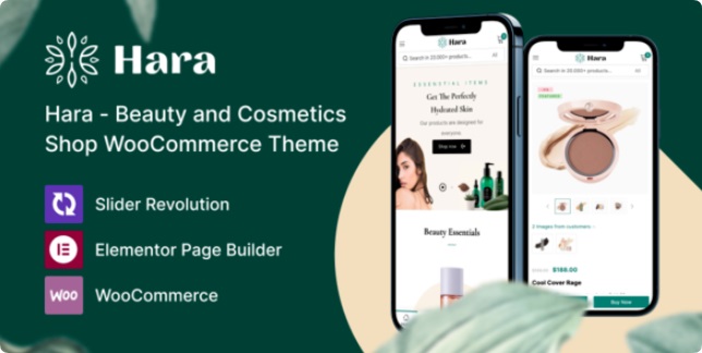 Hara专业版-美容与化妆品商店WooCommerce主题-主题铺