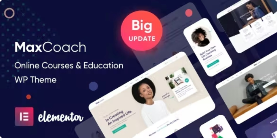 MaxCoach专业版-在线课程个人教练及在线教育WordPress主题-主题铺