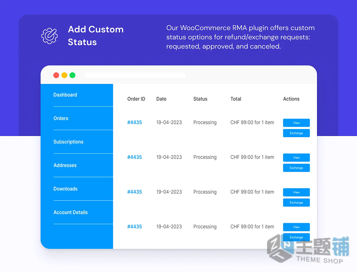图片[1]-WooCommerce Refund and Exchange with RMA专业版-WooCommerce售后保修退款插件-主题铺