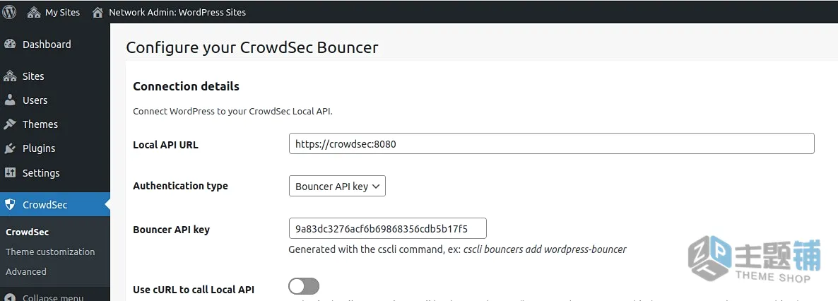 图片[4]-WordPress CrowdSec插件安装及防护设置教程-主题铺