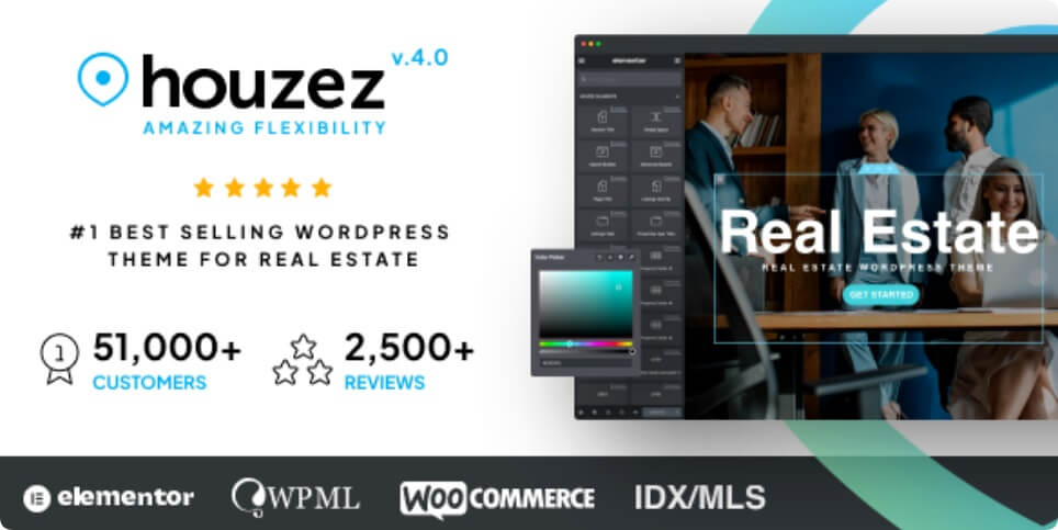 Houzez完美汉化版(更新到4.3.4)-WordPress房产中介代理房地产主题下载-主题铺
