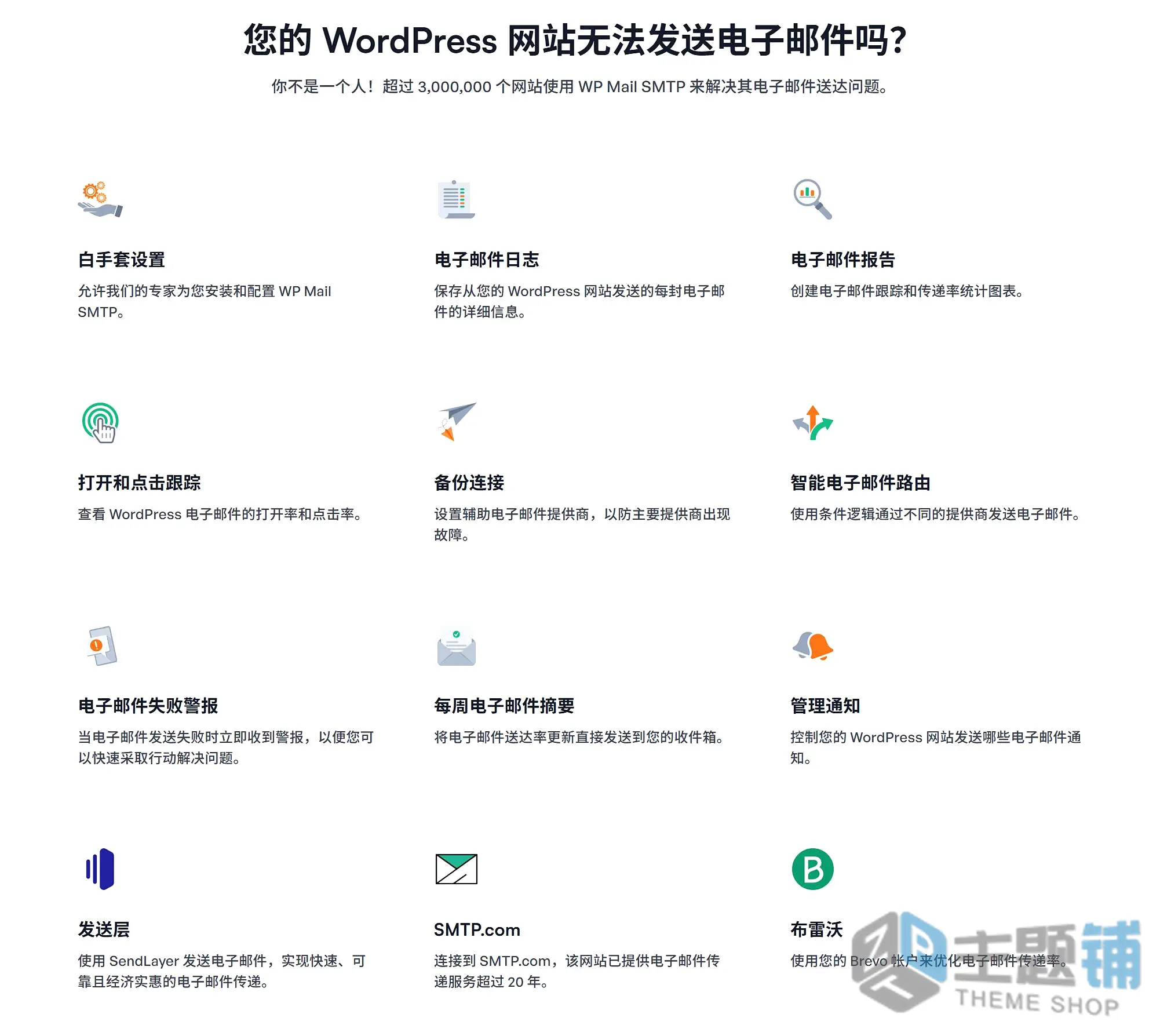 图片[2]-WP Mail SMTP Pro完美汉化中文版(更新到4.8.0)-WordPress电子邮件SMTP发信插件下载-主题铺