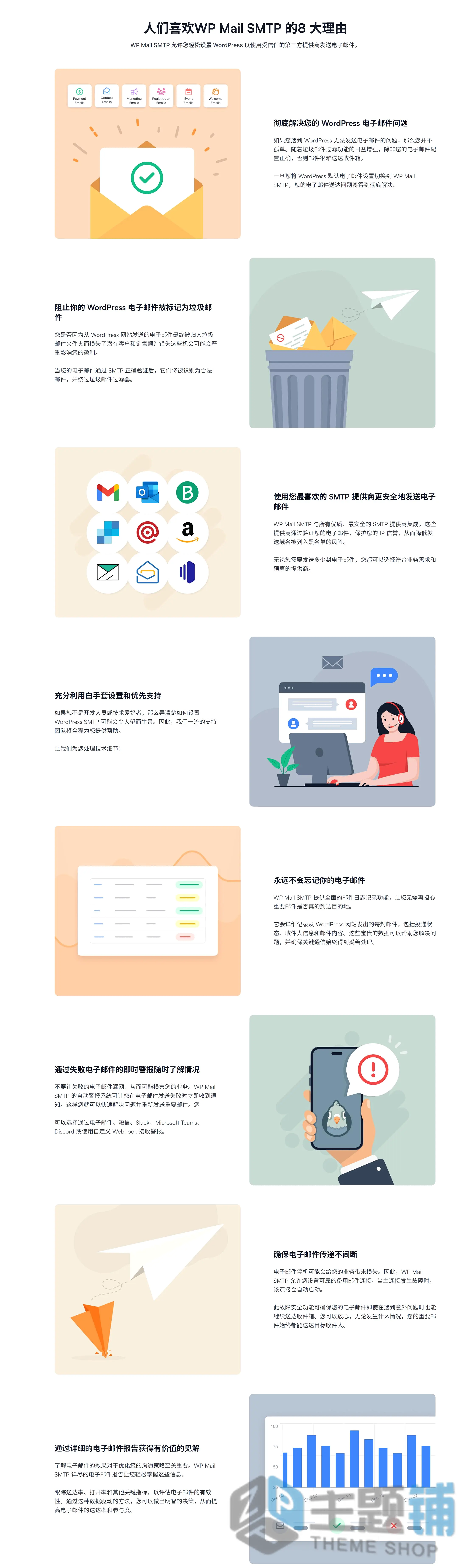 图片[3]-WP Mail SMTP Pro完美汉化中文版(更新到4.8.0)-WordPress电子邮件SMTP发信插件下载-主题铺