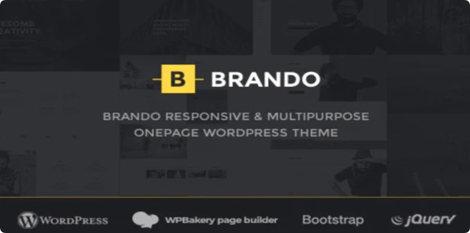 Brando英文专业版-响应式和多用途WordPress单页主题-主题铺