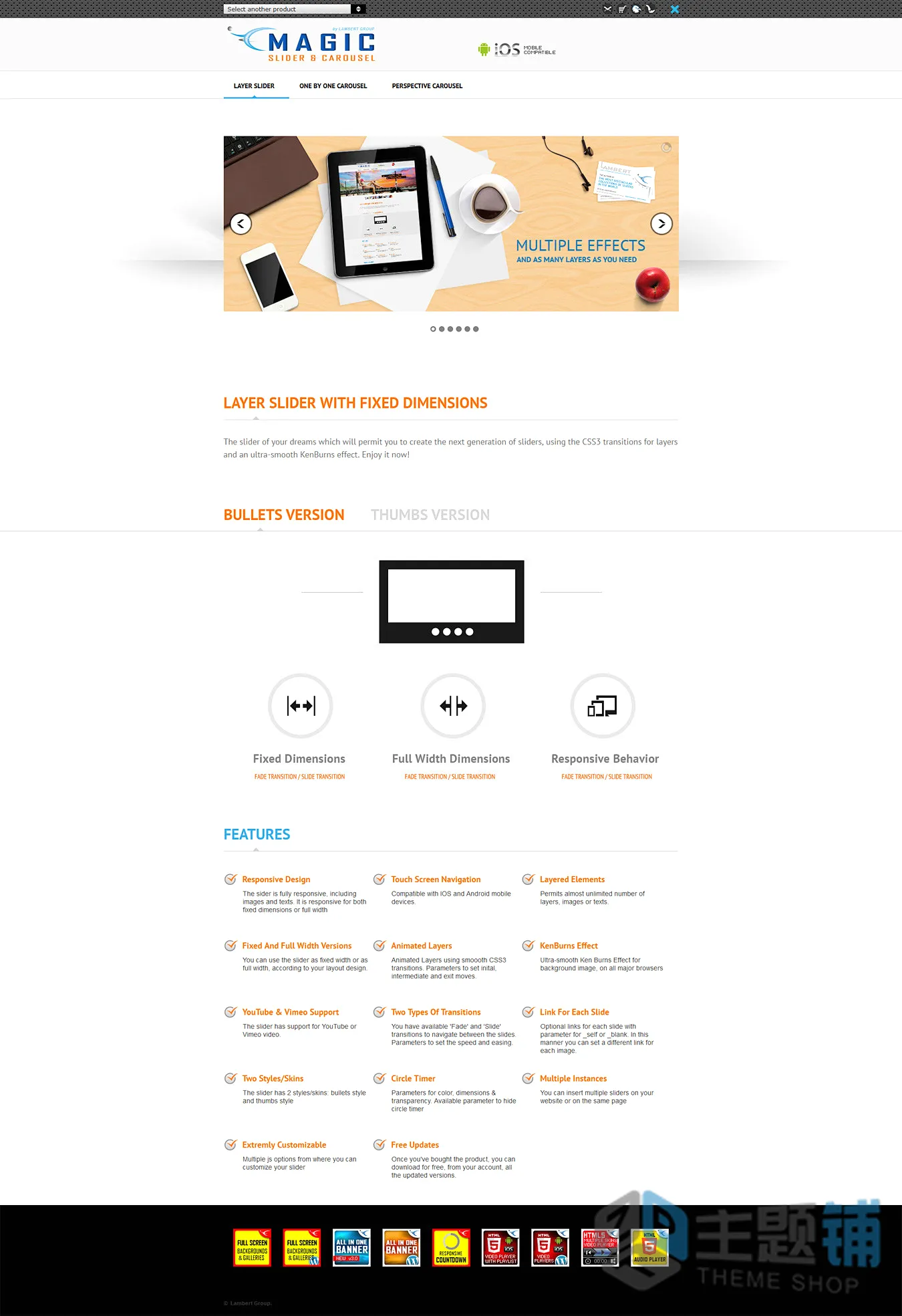 图片[1]-Magic Responsive Slider and Carousel英文专业版-自动轮播WordPress幻灯片插件-主题铺