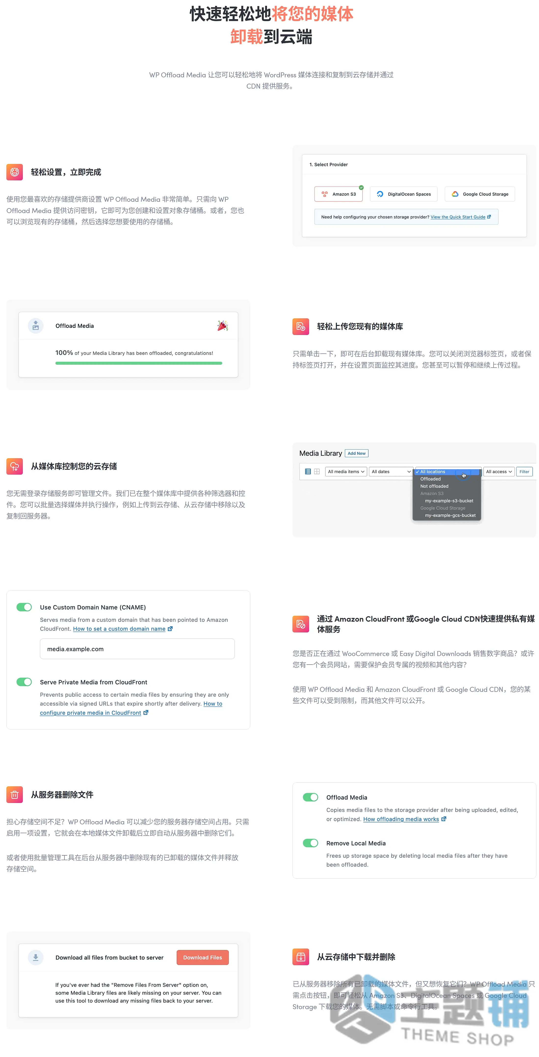 图片[5]-WP Offload Media完美汉化中文版(更新到3.3.1)-动静分离加速WordPress媒体分离插件下载-主题铺