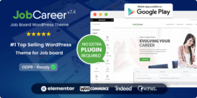 JobCareer专业版-招聘求职面板WordPress招聘门户主题-主题铺