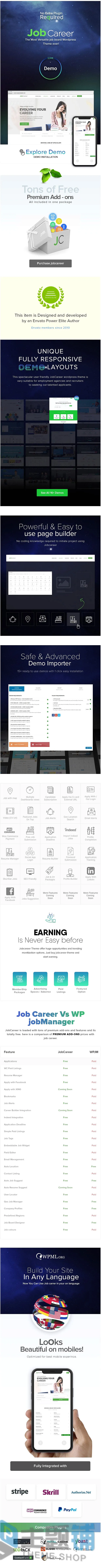 图片[1]-JobCareer专业版-招聘求职面板WordPress招聘门户主题-主题铺