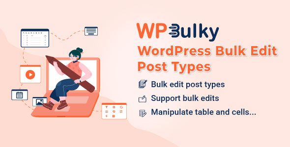 WPBulky英文专业版-WordPress文章批量编辑插件-主题铺