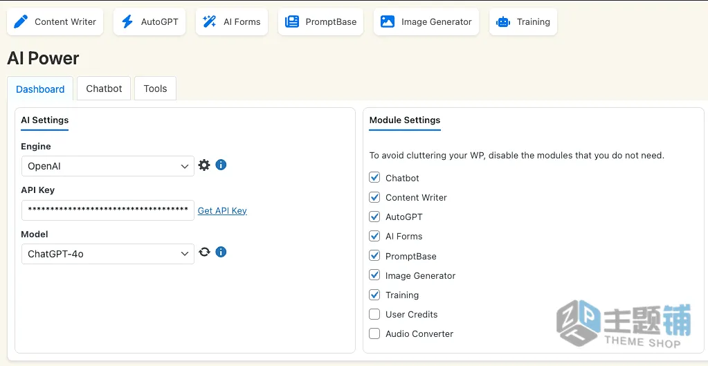 图片[1]-AI Puffer Pro原AI Power Pro汉化中文版(更新到2.4.12)-WordPress AI工具合集插件下载-主题铺