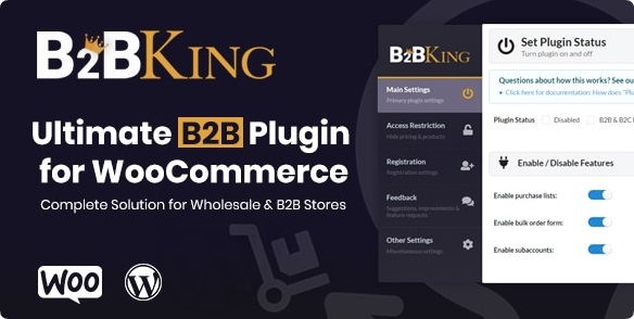 B2BKing汉化中文版(更新到5.5.40)-高级WooCommerce B2B和批发插件下载-主题铺