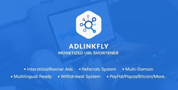 AdLinkFly专业版-网址缩短工具PHP脚本代码-主题铺