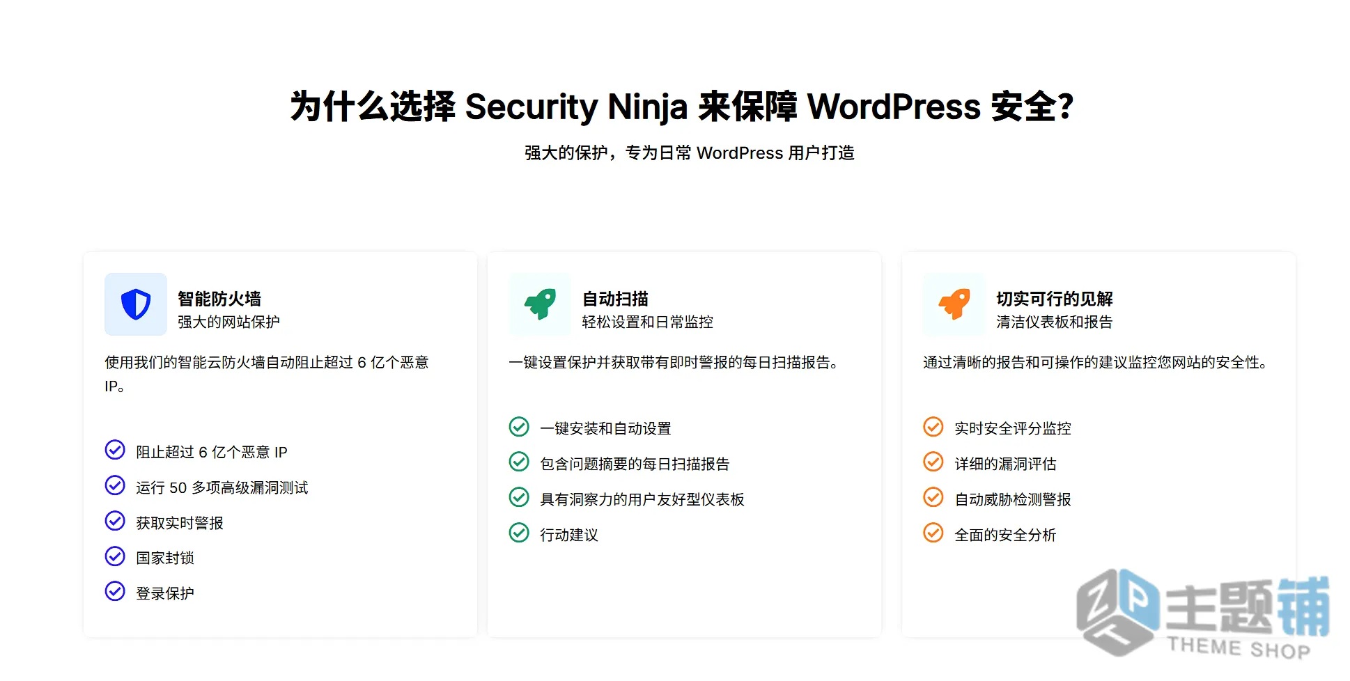 图片[3]-Security Ninja Pro汉化中文版(更新到5.276)-一体化安全WordPress防火墙插件下载-主题铺