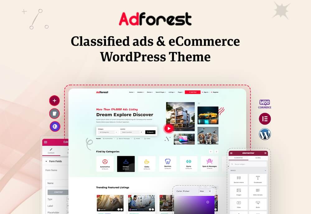 AdForest汉化中文版(更新到6.0.12)-电子商务目录WordPress分类广告主题下载-主题铺