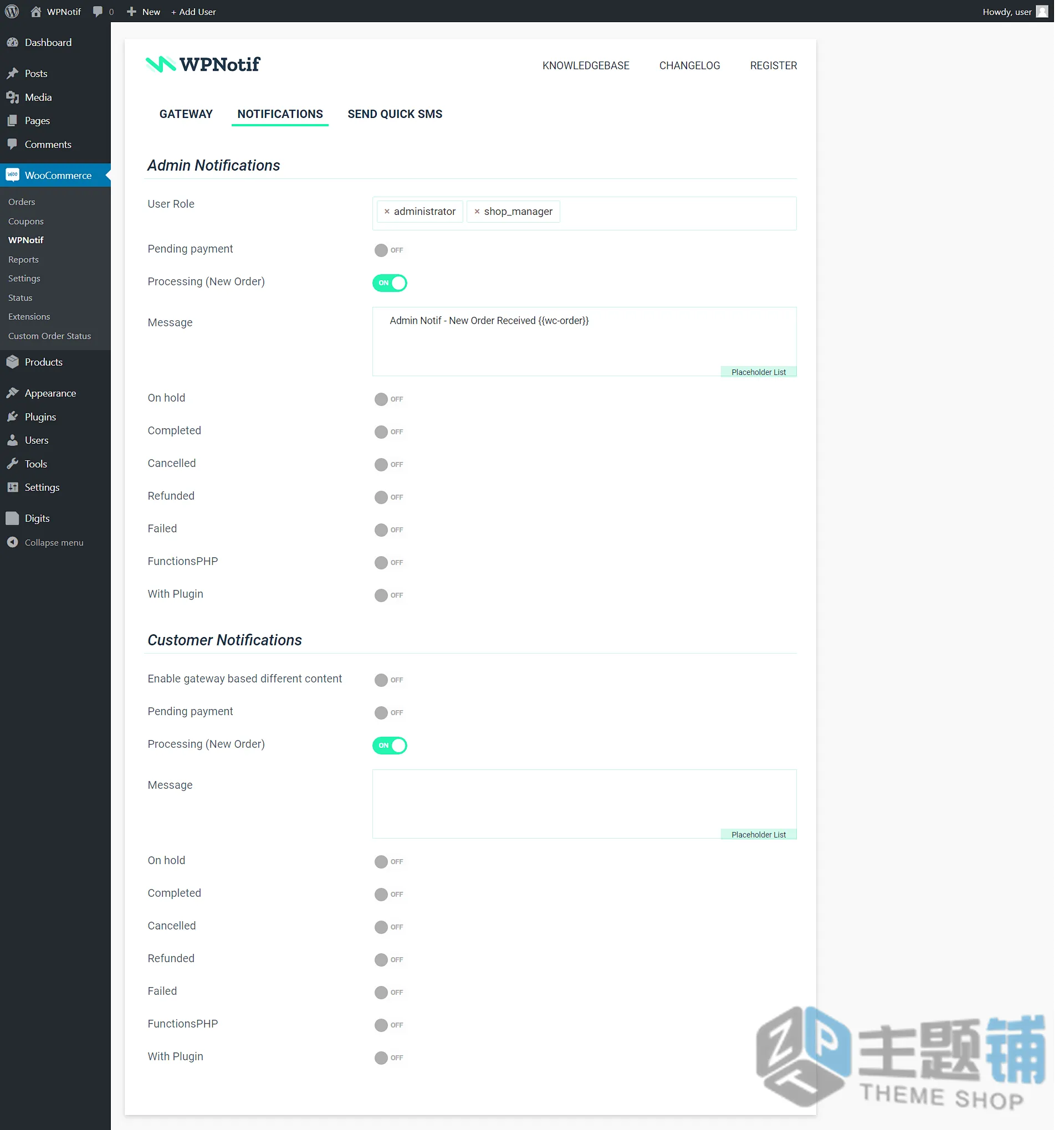 图片[3]-WPNotif专业版(更新到3.2)-订单WordPress SMS短信及WhatsApp通知插件下载-主题铺