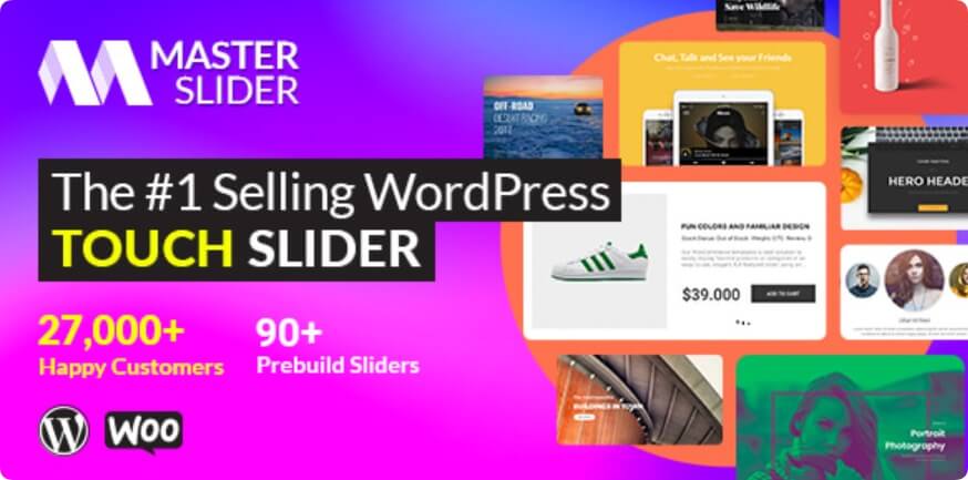 Master Slider Pro专业版-高级图像设计WordPress幻灯片插件-主题铺