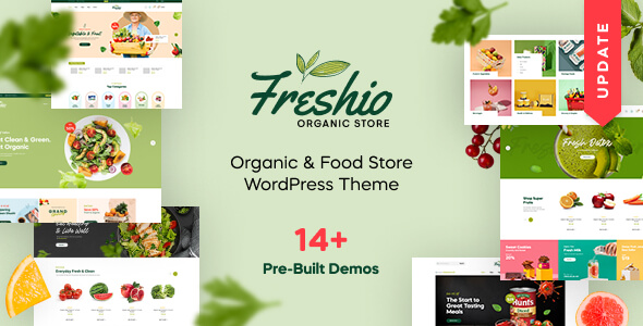 Freshio专业版(更新到3.0.1)-有机天然食品WordPress食品商店主题下载-主题铺