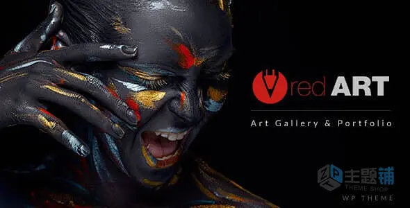 图片[1]-Red Art汉化中文版-艺术作品组合展示WordPress摄影主题下载-主题铺