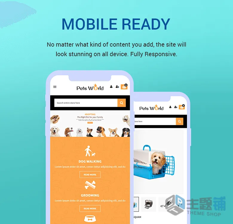 图片[1]-PetsWorld汉化中文版-宠物美容护理WordPress宠物主题下载-主题铺