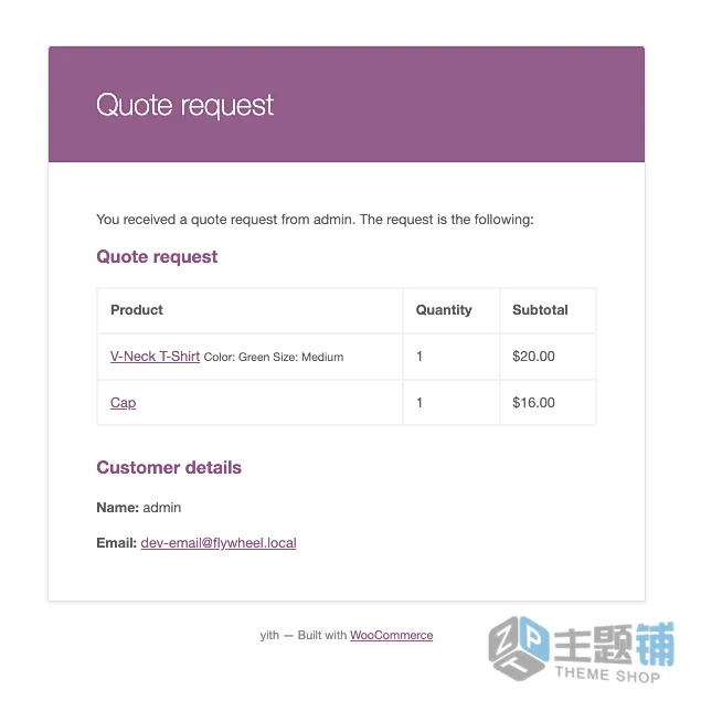 图片[4]-YITH Request a Quote for WooCommerce Premium汉化中文版-自定义报价WooCommerce请求报价插件下载-主题铺