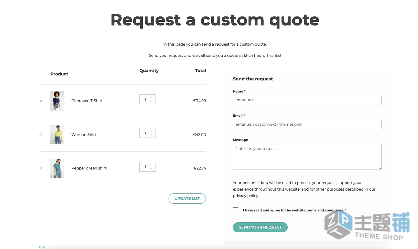 图片[3]-YITH Request a Quote for WooCommerce Premium汉化中文版-自定义报价WooCommerce请求报价插件下载-主题铺