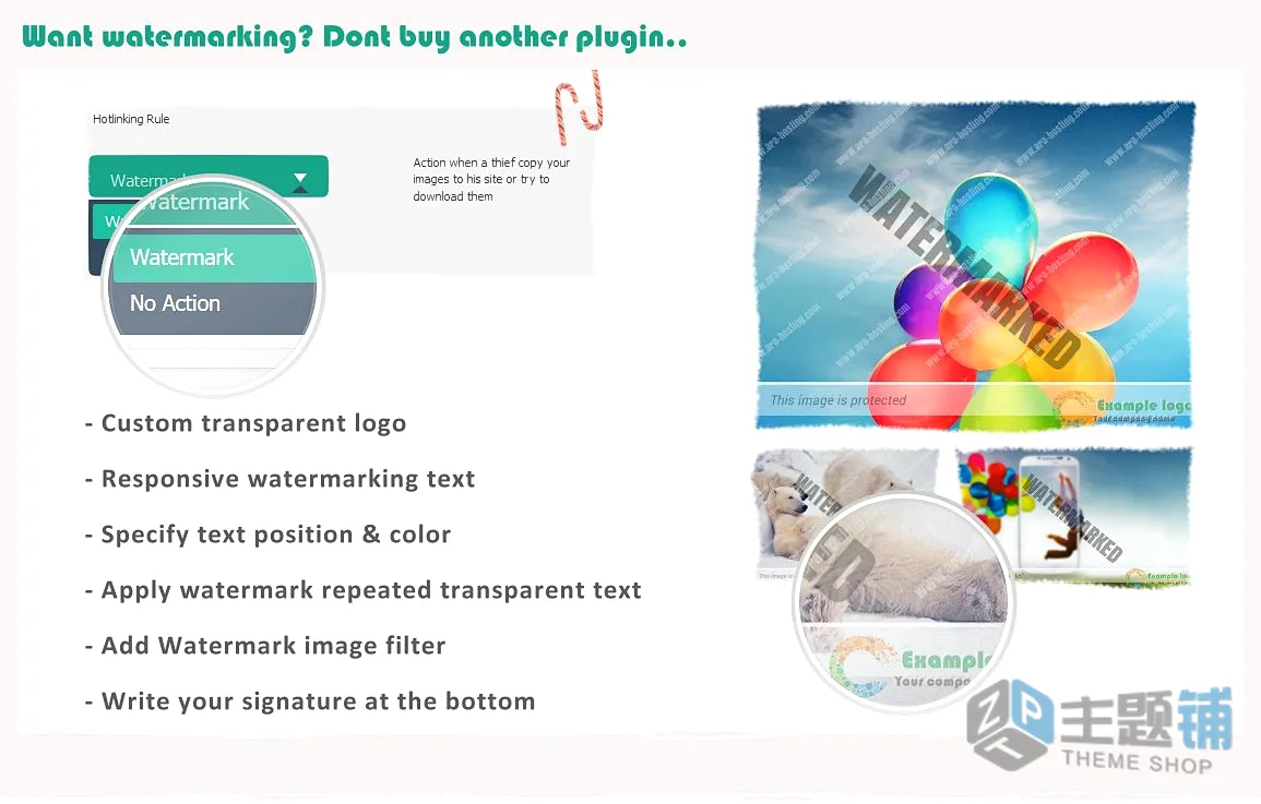图片[3]-WP Content Copy Protection&No Right Click PRO汉化中文版(更新到 17.0)-网站内容保护WordPress防复制插件下载-主题铺