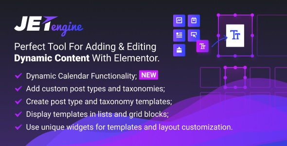 JetEngine汉化中文版(更新到3.8.9)-Elementor扩展小工具WordPress动态内容编辑插件下载-主题铺
