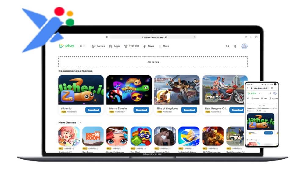 Zplay汉化中文版-移动应用下载WordPress APK商店模版主题下载-主题铺