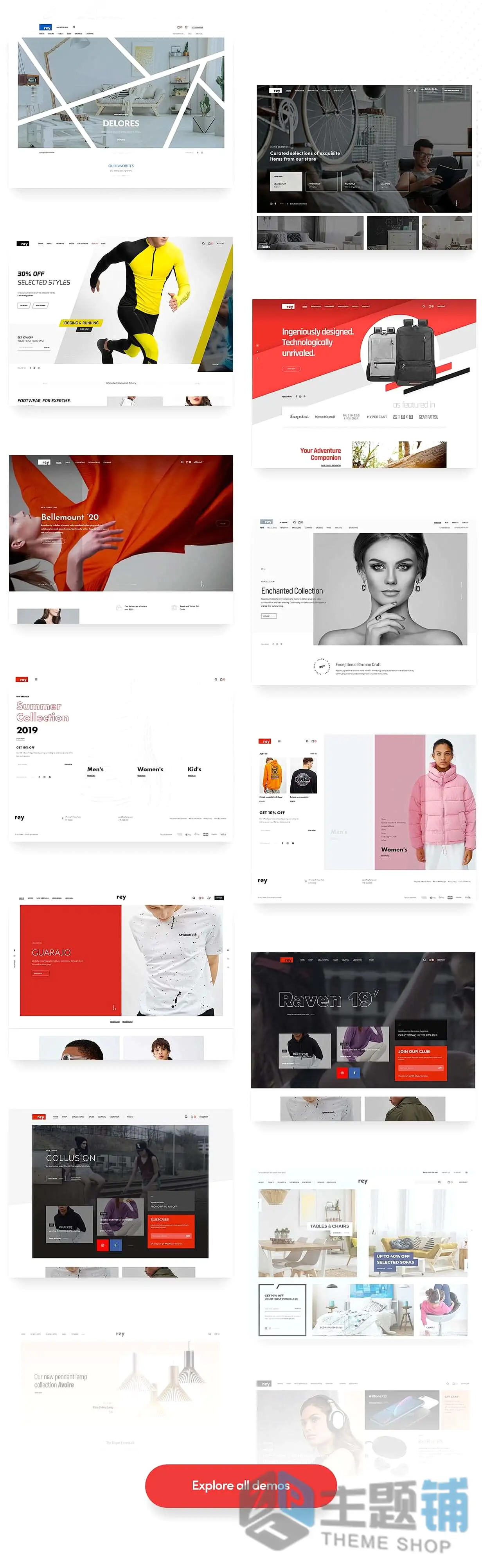 图片[1]-Rey完美汉化中文版(更新到3.1.11)-艺术时尚WooCommerce WordPress服装家具主题下载-主题铺