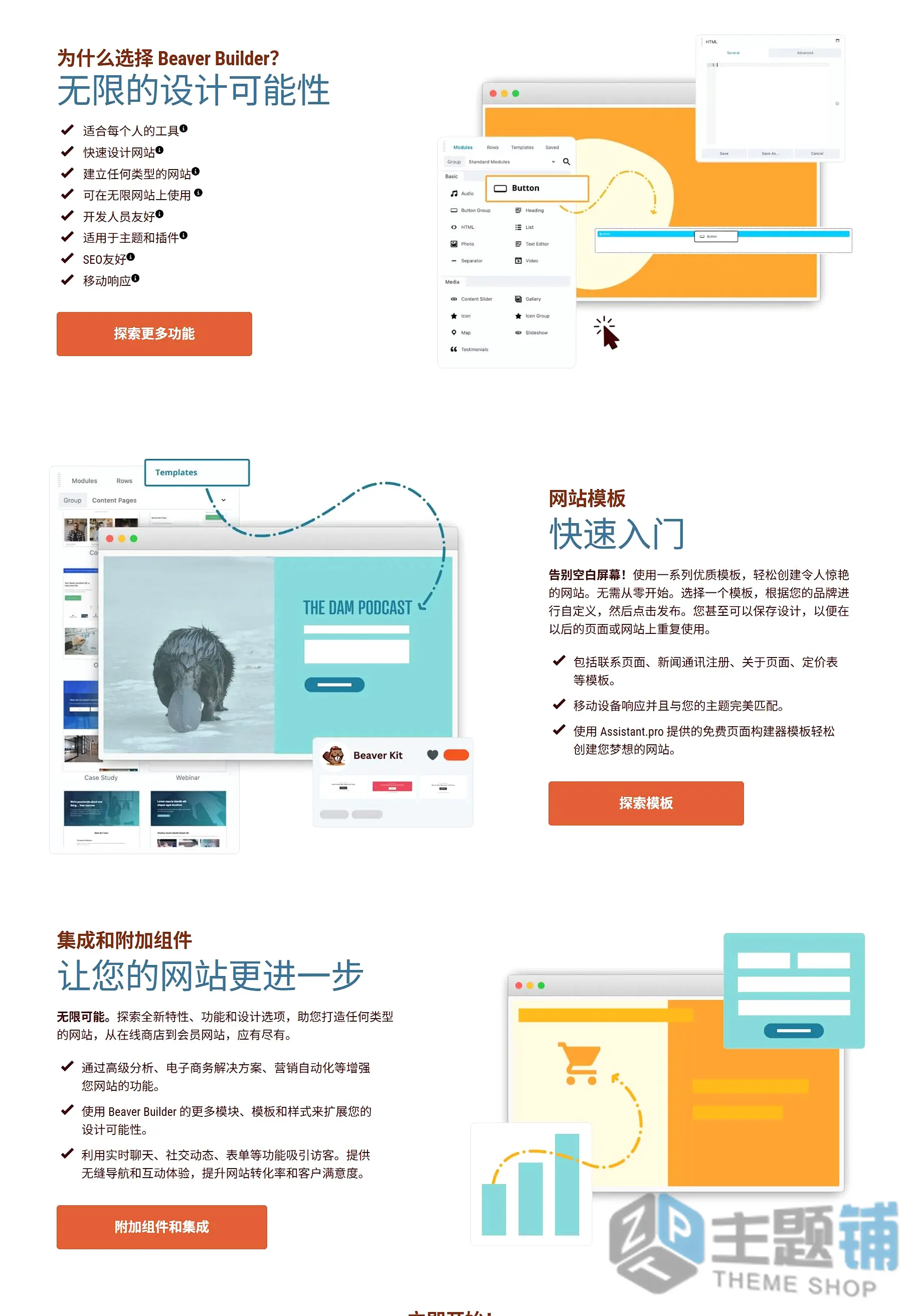 图片[2]-Beaver Builder Premium汉化中文版（已更新到2.10.1.6）-拖放式WordPress页面生成器插件下载-主题铺