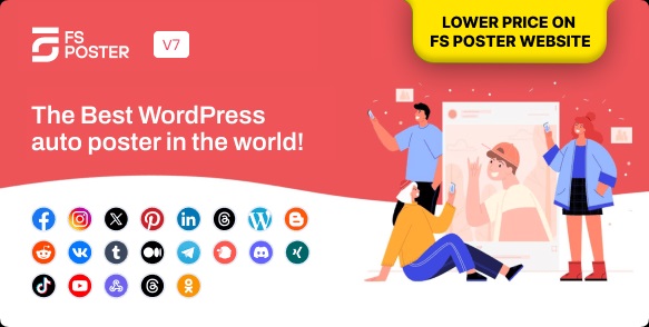 FS Poster汉化中文版(更新到7.6.2)-WordPress社交媒体自动发布插件下载-主题铺