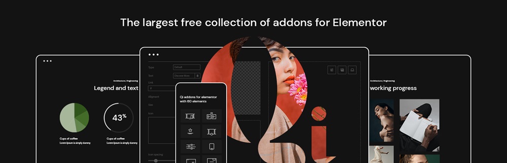 Qi Addons for Elementor Premium汉化中文版(更新到1.11.0)-WordPress高级Elementor小工具插件下载-主题铺