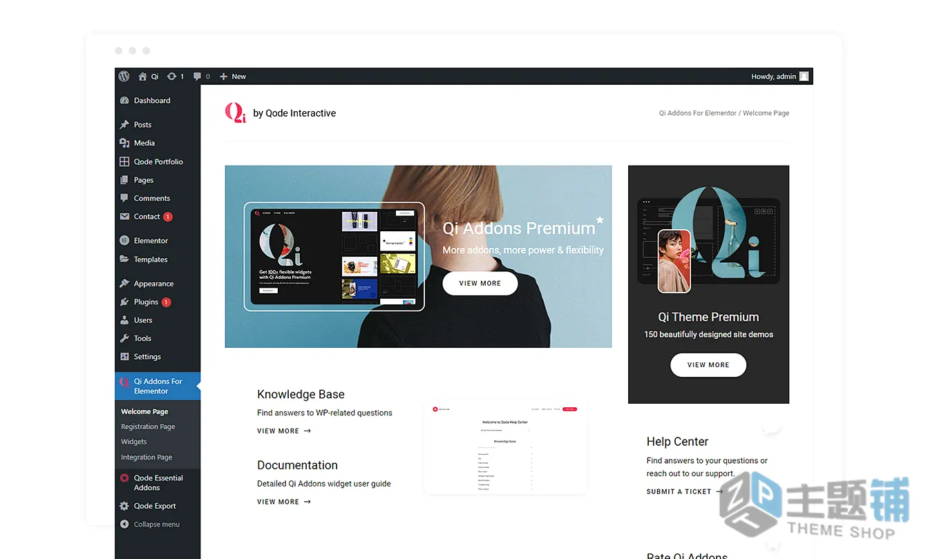 图片[3]-Qi Addons for Elementor Premium汉化中文版(更新到1.11.0)-WordPress高级Elementor小工具插件下载-主题铺