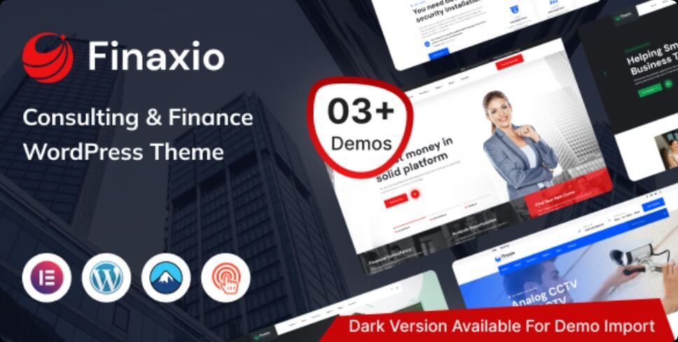 Finaxio汉化中文版(更新到2.0.1)-金融服务WordPress商业咨询主题下载-主题铺