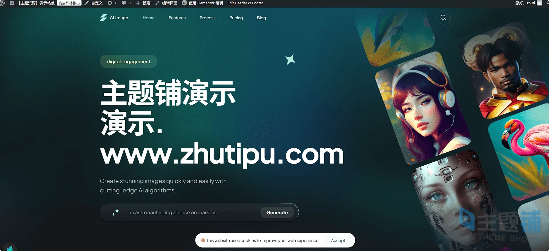 图片[12]-AIHub汉化中文版(更新到1.3.9)-初创企业自定义设计WordPress AI主题下载-主题铺