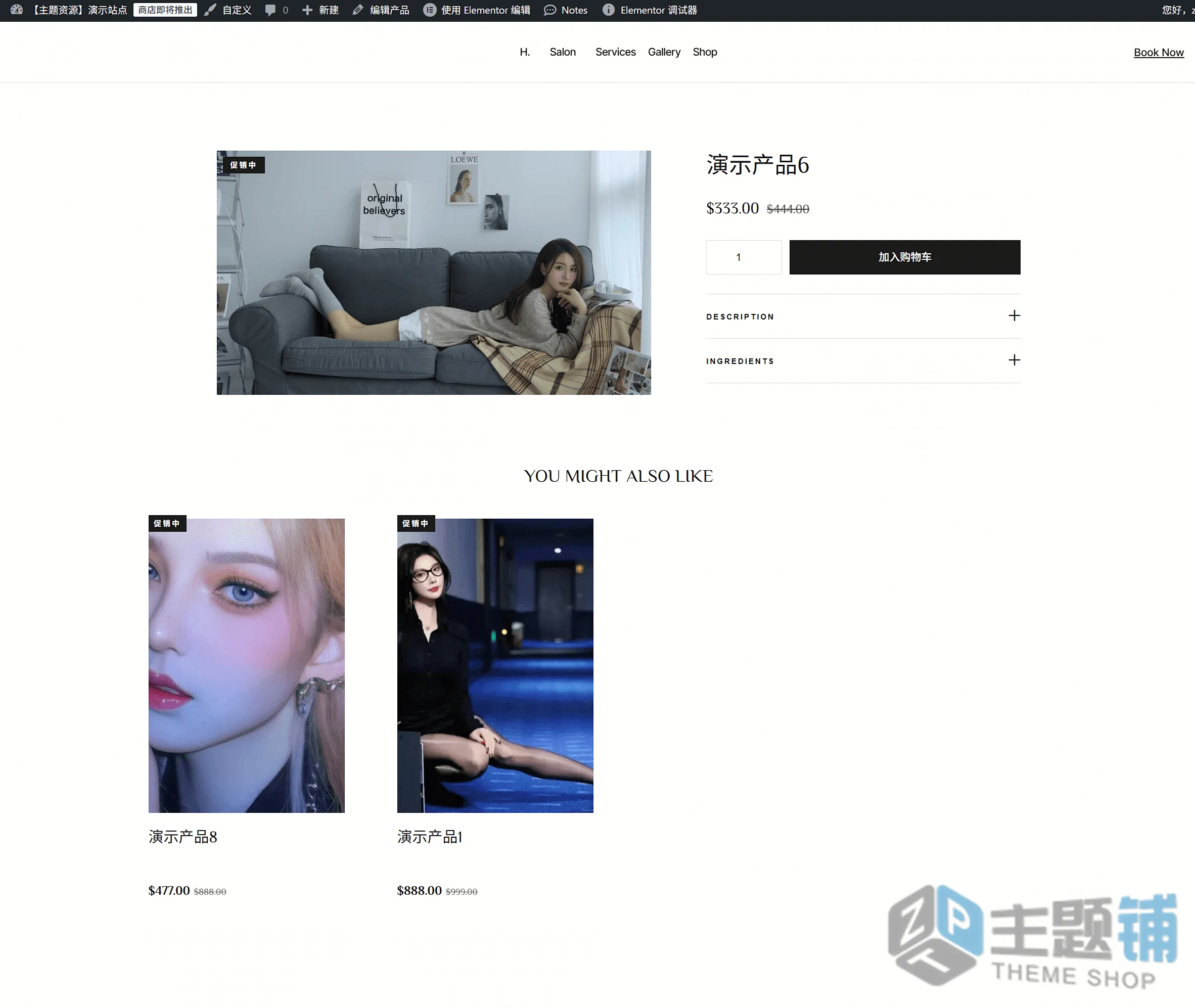 图片[11]-Coiffure汉化中文版(更新到25)-自定义设计WordPress美容美发主题下载-主题铺