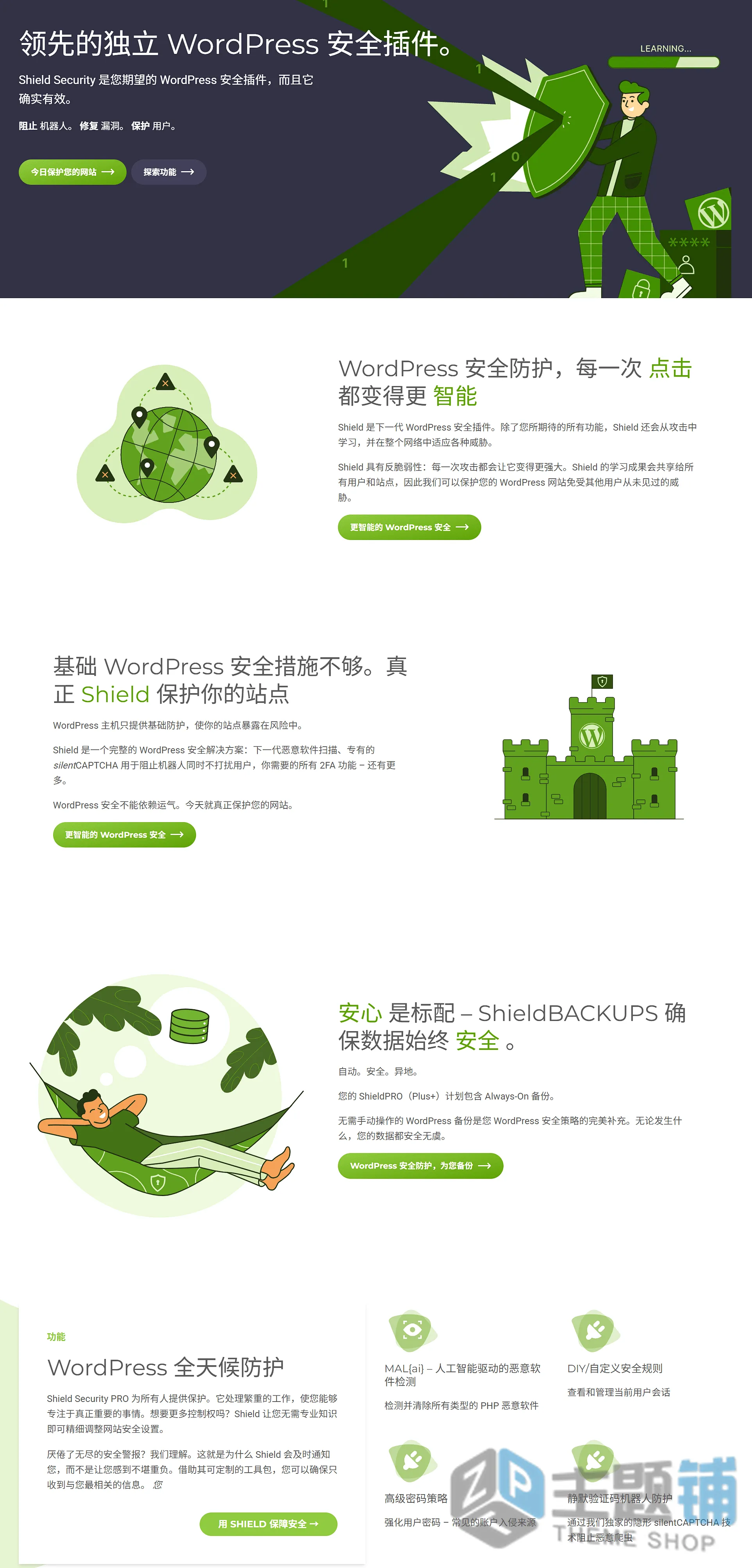 图片[1]-ShieldPRO汉化中文版(更新到21.0.10)-防火墙安全防护WordPress WAF插件下载-主题铺