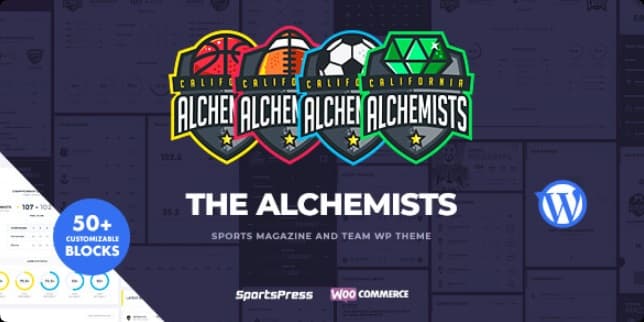 Alchemists汉化中文版(更新到4.7.1)-电竞新闻WordPress体育竞技主题下载-主题铺