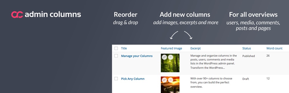 Admin Columns Pro汉化中文版(更新到7.0.11)-后台管理美化WordPress后台面板自定义插件下载-主题铺