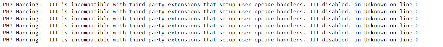 JIT与PHP Opcache第三方扩展不兼容JIT已禁用问题的解决办法-主题铺